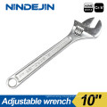 10 Inch High Carbon Steel Open End Wrench Hand Tool Adjustable Wrenches Spanner